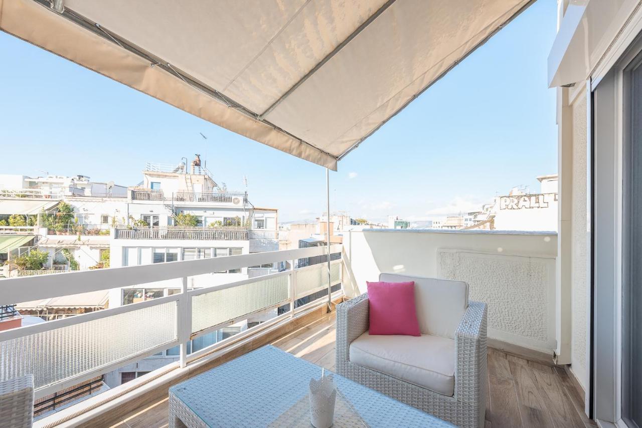 Stunning Acropolis View At City Center Athene Buitenkant foto